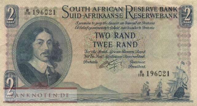 Südafrika - 2  Rand (#104b_VF)