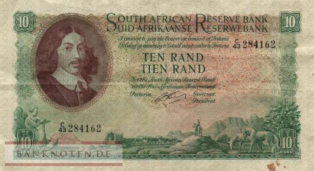 Südafrika - 10  Rand (#106b_F)