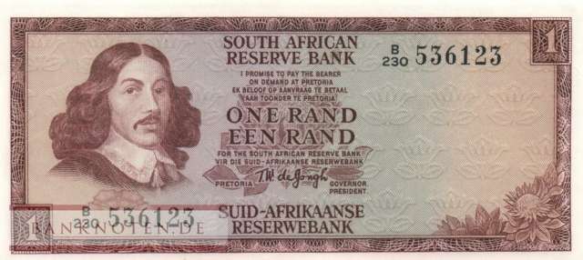 South Africa - 1  Rand (#115a_XF)