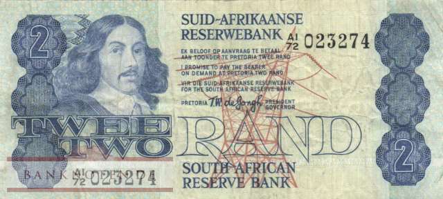 South Africa - 2  Rand (#118a_F)