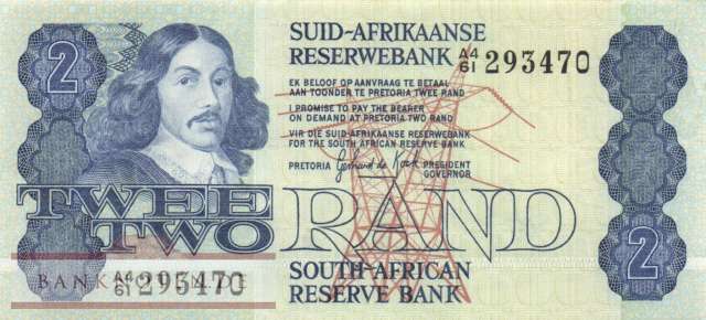South Africa - 2  Rand (#118b_VF)