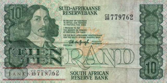 Südafrika - 10  Rand (#120a_F)