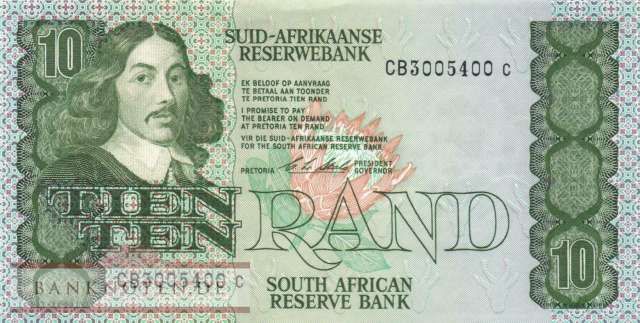 Südafrika - 10  Rand (#120e_AU)