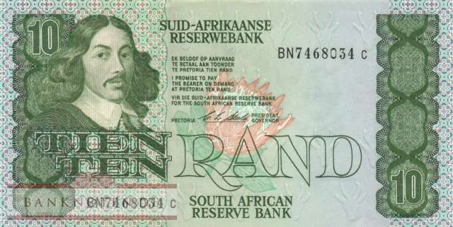 Südafrika - 10  Rand (#120e_XF)