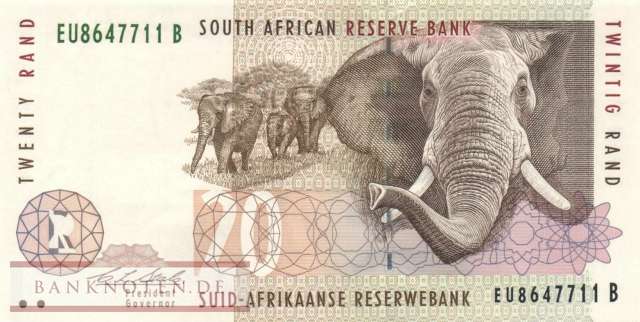 South Africa - 20  Rand (#124a_UNC)