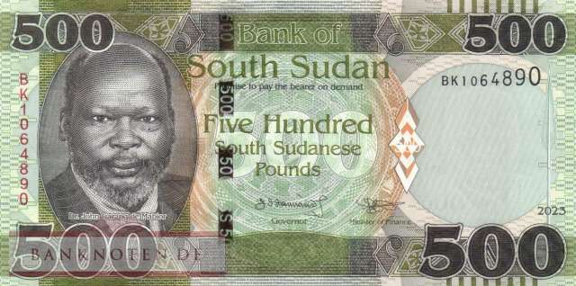 Südsudan - 500  Pounds (#016d_UNC)