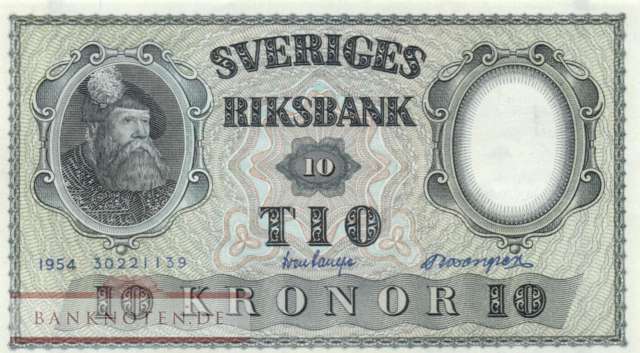 Sweden - 10  Kronor (#043b-U5_AU)