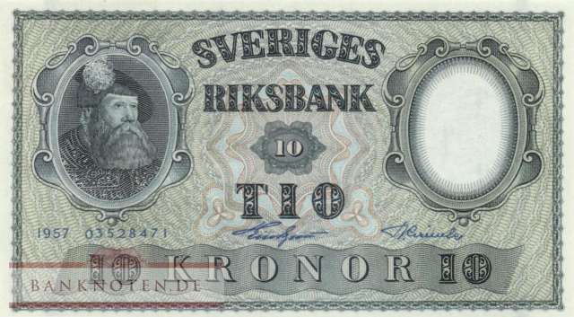 Schweden - 10  Kronor (#043e-U20_UNC)