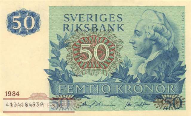 Sweden - 50  Kronor (#053d-84_AU)