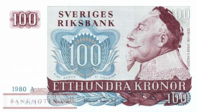 Schweden - 100  Kronor (#054c-80_F)