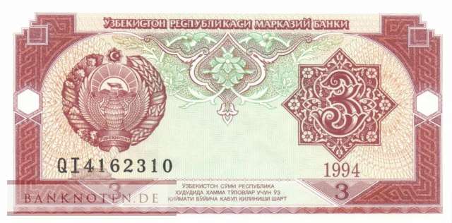Usbekistan - 3  Sum (#074a-2_UNC)