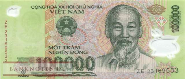 Vietnam - 100.000  Dong (#122s_UNC)