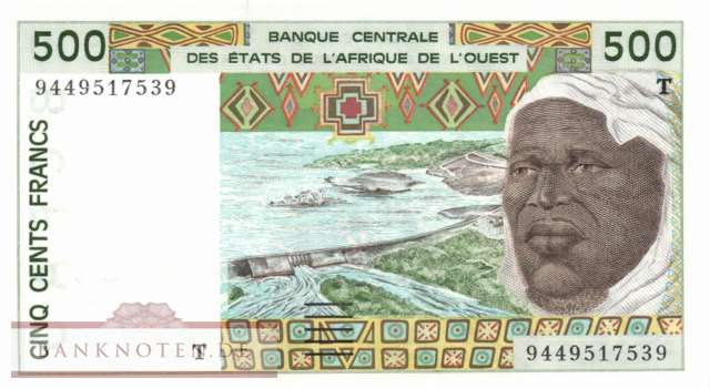 Togo - 500  Francs (#810Td_UNC)