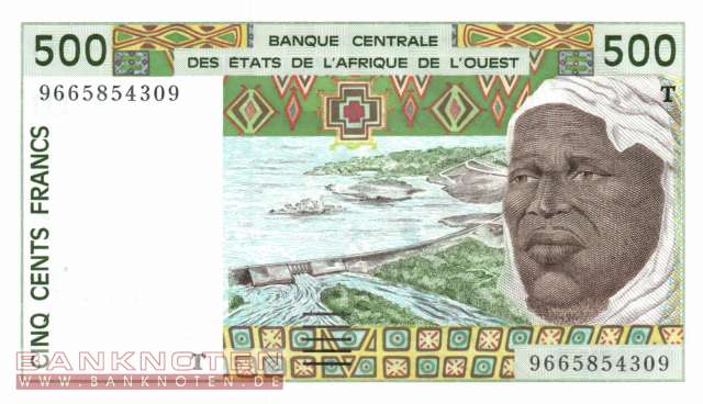 Togo - 500  Francs (#810Tf_UNC)