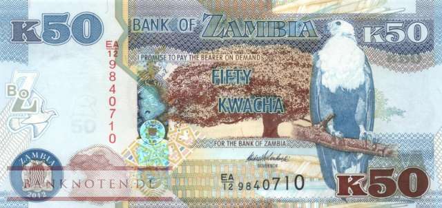 Sambia - 50  Kwacha (#053a_UNC)