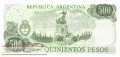 Argentinien - 500  Pesos (#303a-U1_UNC)