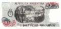 Argentina - 10  Pesos Argentinos (#313a-A-U2_UNC)