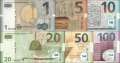 Azerbaijan: 1 - 100 Manat (6 banknotes)