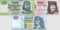 Hungary: 200 - 1.000 Forint (3 banknotes)