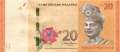 Malaysia - 20  Ringgit - im Folder (#F20_UNC)