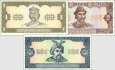 Ukraine: 1 - 5 Hryven (3 banknotes)